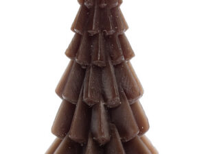 Kerstboom kaarsje klein - Coffee