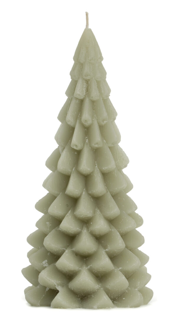 Kerstboom kaars groot - Eucalyptus