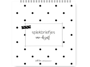 To do boekje - mini - Spiekbriefjes van de juf