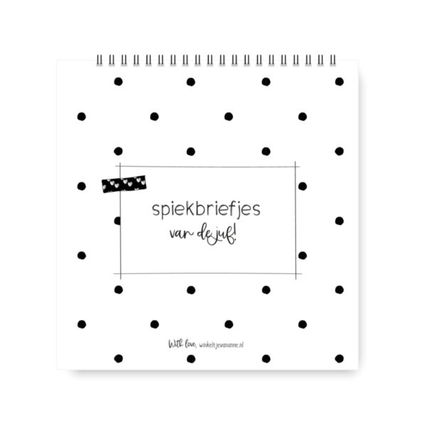 To do boekje - mini - Spiekbriefjes van de juf