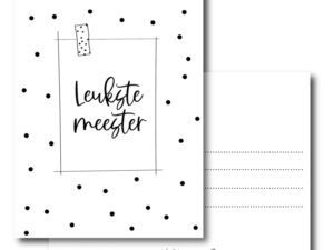 Kaart - Leukste meester
