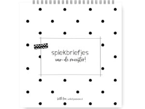 To do boekje - Mini - Spiekbriefjes van de meester