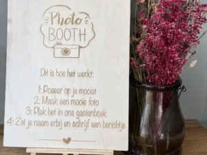 Gastenboek Handleiding voor fotobooth