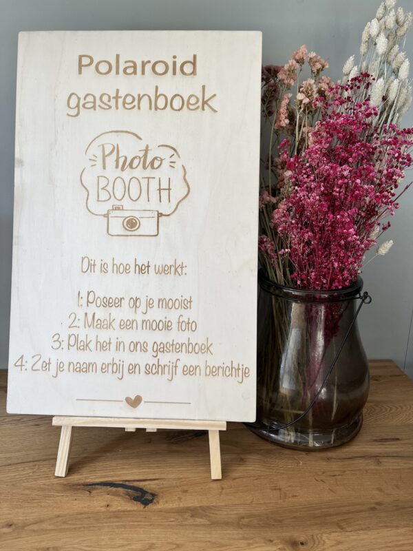 Gastenboek Handleiding voor fotobooth