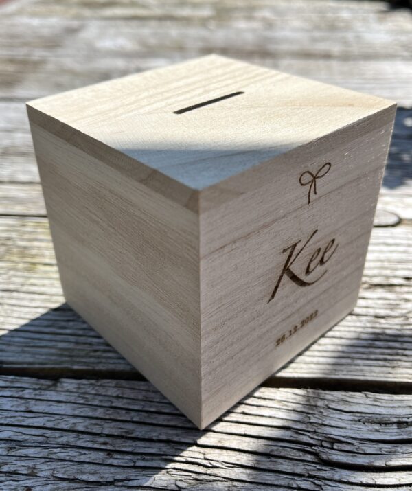 Houten spaarpot - Afbeelding 7