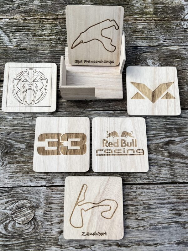 Houten onderzetters - Afbeelding 4