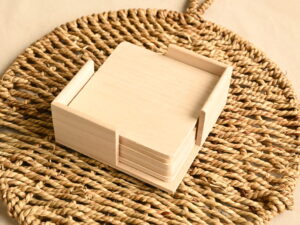 Houten onderzetters