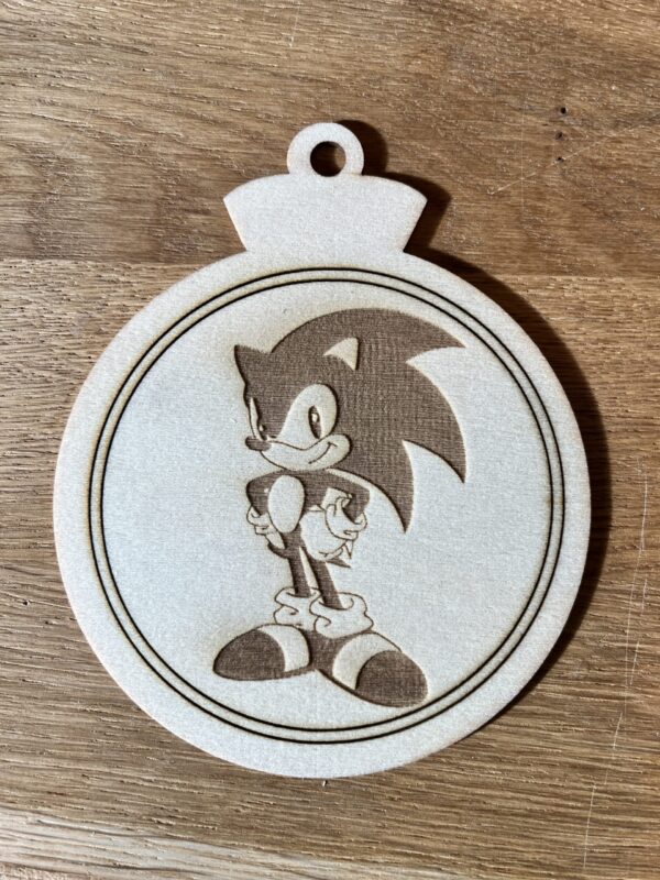 Kerstbal hanger sonic