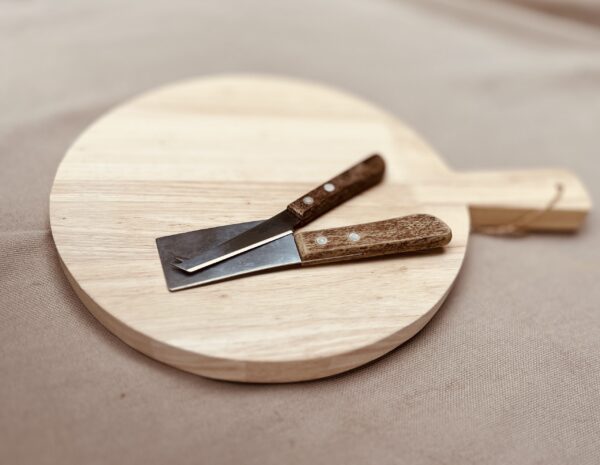 Borrelplank rond rubberwood
