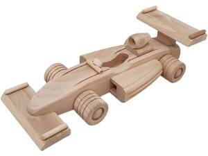 Houten formule 1 auto