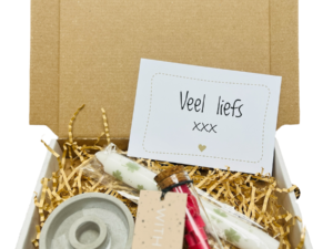 Brievenbus cadeau klavertje vier - roze