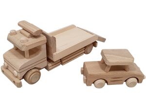 Auto transporter met auto