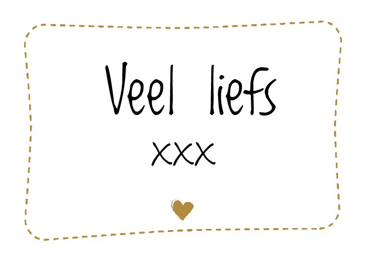 Veel liefs