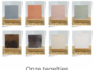 * Tegeltje - Eigen invulling - Keuze uit 8 kleuren tegel *
